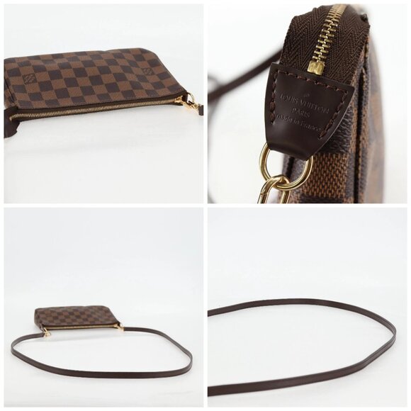 LOUIS VUITTON Damier Ebene Pochette Accessoires Pouch N41206 LV Auth 136130M - Picture 16 of 16